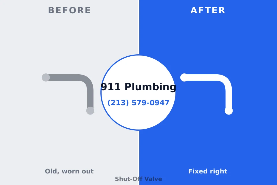 Before and after: plumbing repair Emory, VA
